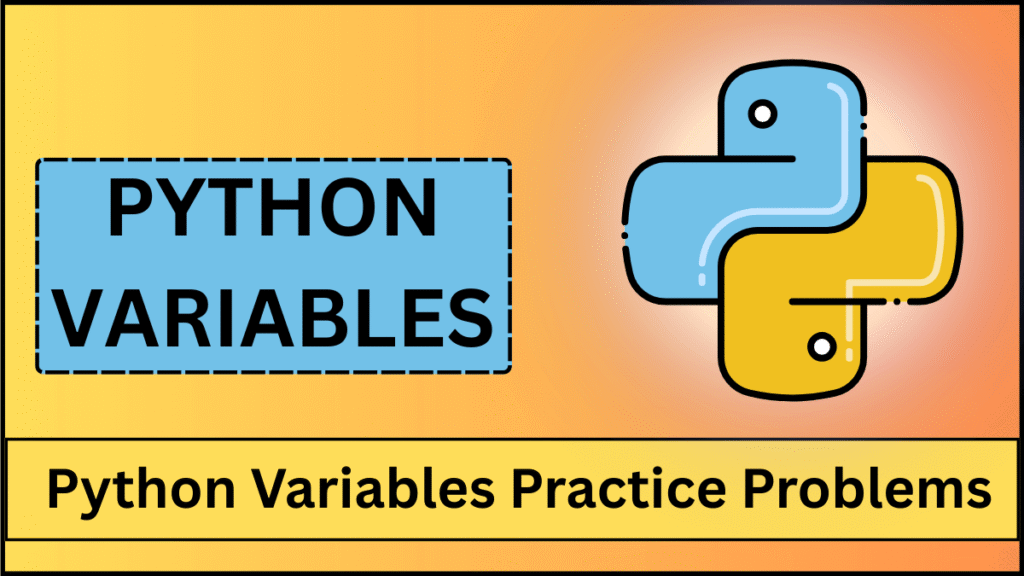 A visual representation of Python variables thumbnail with problems and solutions.
